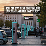 Soll der Staat mehr in den Ausbau öffentlicher Ladeinfrastruktur investieren?